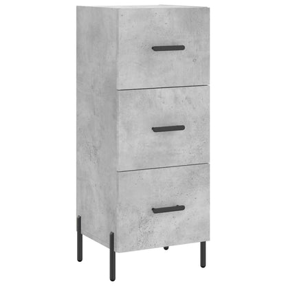 Credenza Grigio Cemento 34,5x34x180 cm in Legno Multistrato - homemem39