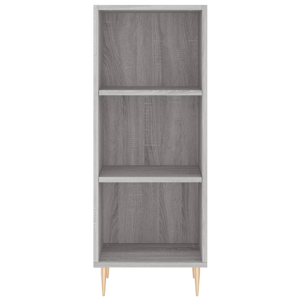 Credenza Grigio Sonoma 34,5x34x180 cm in Legno Multistrato - homemem39