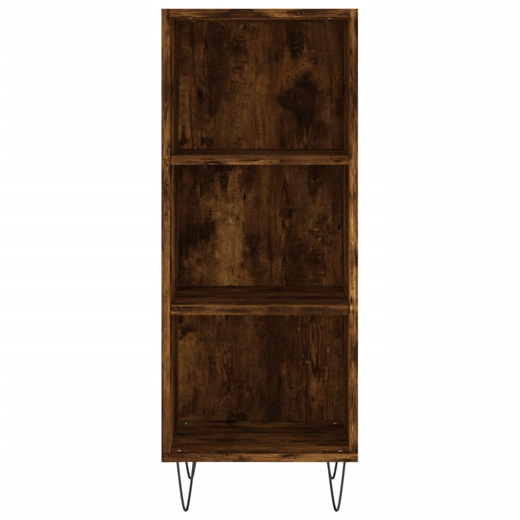 Credenza Rovere Fumo 34,5x34x180 cm in Legno Multistrato - homemem39