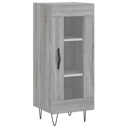 Credenza Grigio Sonoma 34,5x34x180 cm in Legno Multistrato