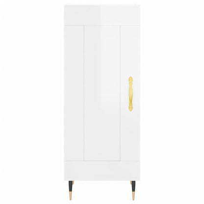 Credenza 34,5x34x180 cm in Legno Multistrato Bianco Lucido - homemem39