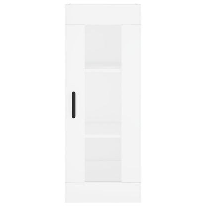 Credenza Bianca 34,5x34x180 cm in Legno Multistrato