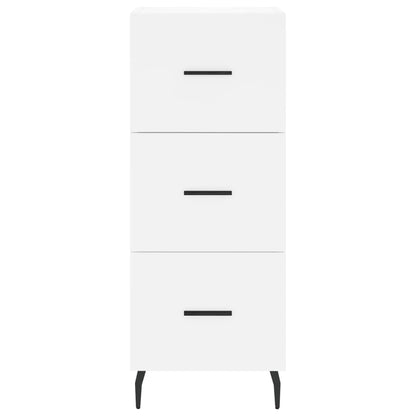 Credenza Bianca 34,5x34x180 cm in Legno Multistrato - homemem39