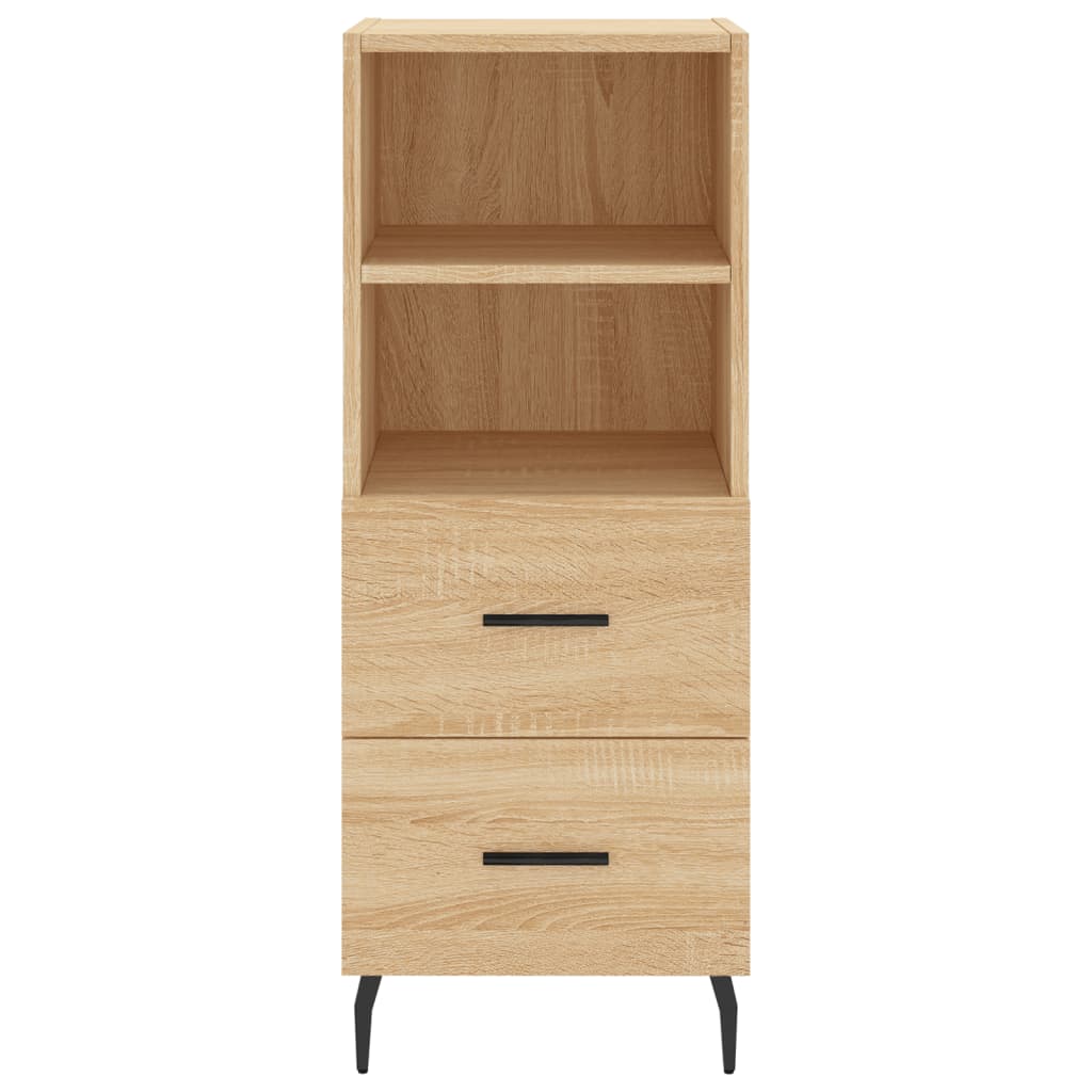 Credenza Rovere Sonoma 34,5x34x180 cm in Legno Multistrato - homemem39