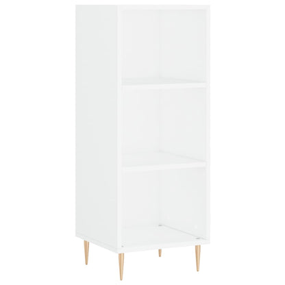 Credenza Bianca 34,5x34x180 cm in Legno Multistrato