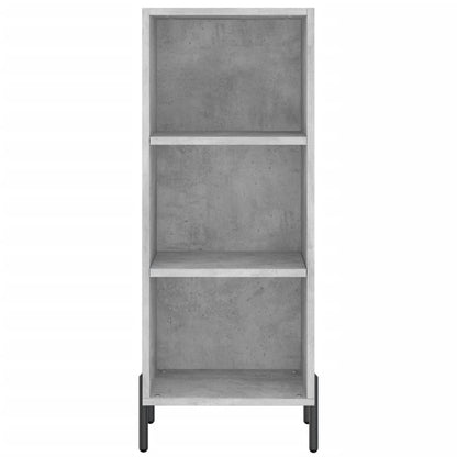 Credenza Grigio Cemento 34,5x34x180 cm in Legno Multistrato - homemem39