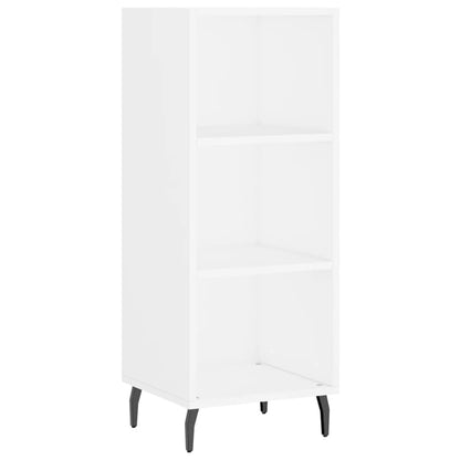 Credenza Bianca 34,5x34x180 cm in Legno Multistrato - homemem39