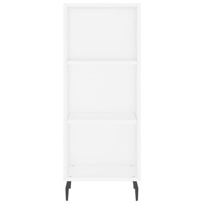 Credenza Bianca 34,5x34x180 cm in Legno Multistrato - homemem39