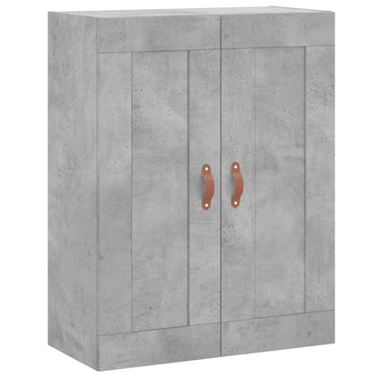 Credenza Grigio Cemento 69,5x34x180 cm in Legno Multistrato - homemem39
