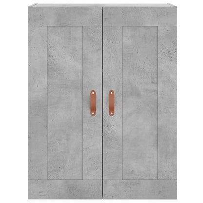 Credenza Grigio Cemento 69,5x34x180 cm in Legno Multistrato - homemem39