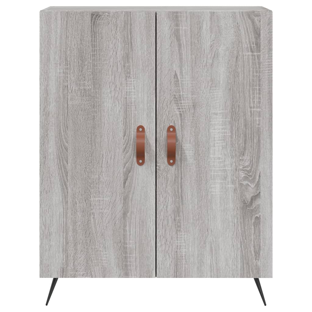 Credenza Grigio Sonoma 69,5x34x180 cm in Legno Multistrato