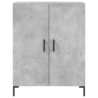 Credenza Grigio Cemento 69,5x34x180 cm in Legno Multistrato - homemem39