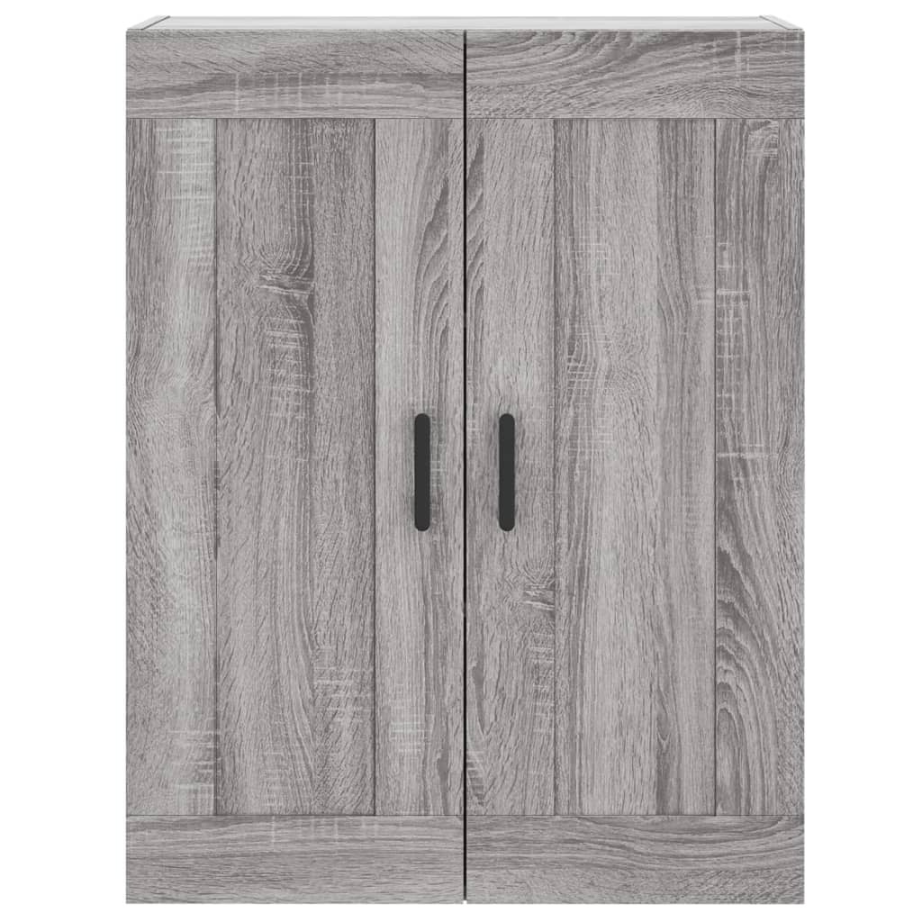 Credenza Grigio Sonoma 69,5x34x180 cm in Legno Multistrato | homemem39