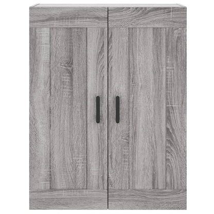 Credenza Grigio Sonoma 69,5x34x180 cm in Legno Multistrato | homemem39