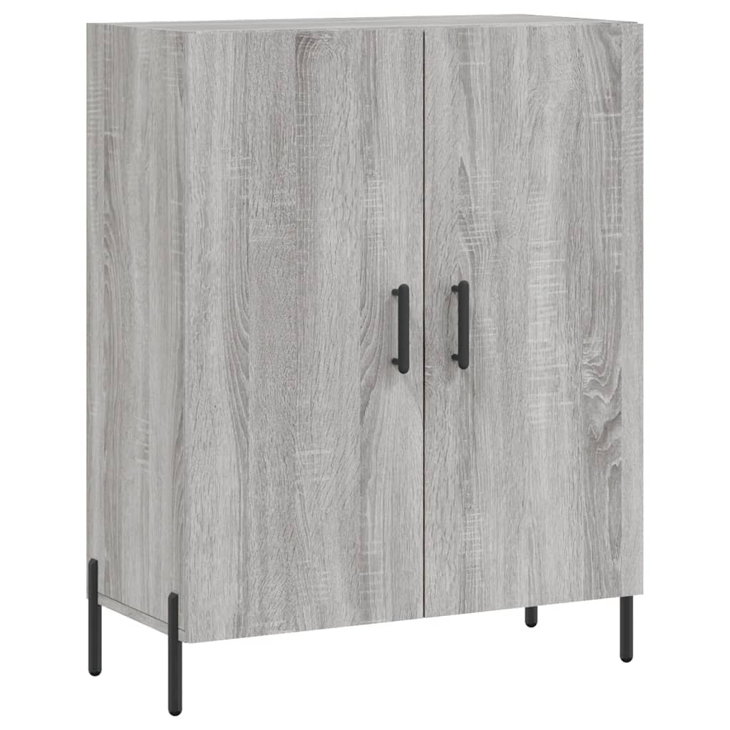 Credenza Grigio Sonoma 69,5x34x180 cm in Legno Multistrato | homemem39