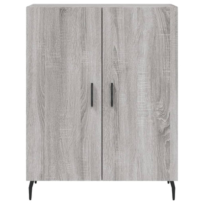 Credenza Grigio Sonoma 69,5x34x180 cm in Legno Multistrato - homemem39