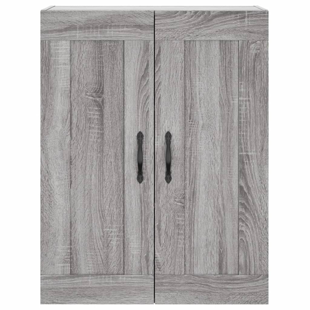 Credenza Grigio Sonoma 69,5x34x180 cm in Legno Multistrato - homemem39