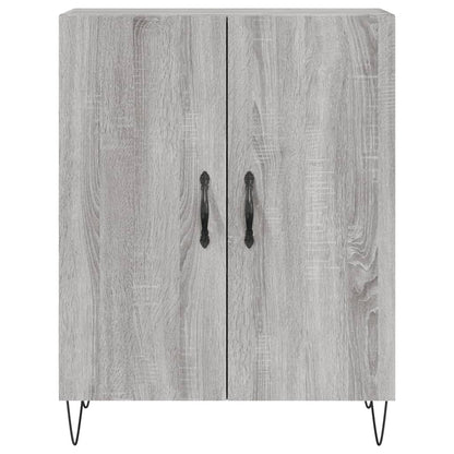 Credenza Grigio Sonoma 69,5x34x180 cm in Legno Multistrato - homemem39