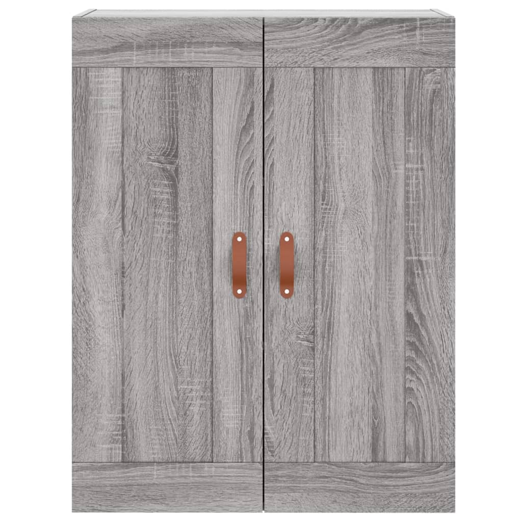 Credenza Grigio Sonoma 69,5x34x180 cm in Legno Multistrato | homemem39