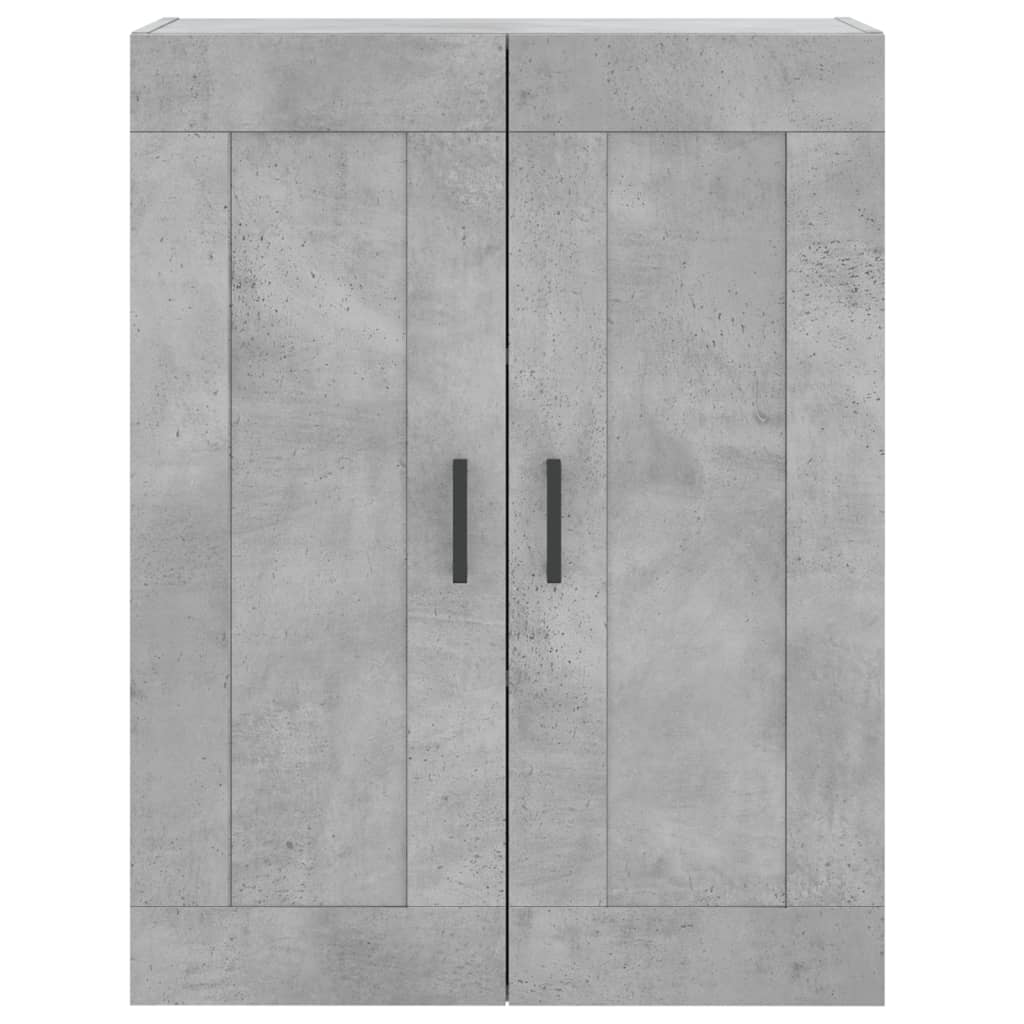 Credenza Grigio Cemento 69,5x34x180 cm in Legno Multistrato - homemem39
