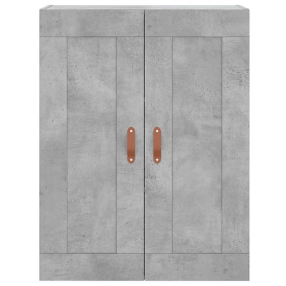 Credenza Grigio Cemento 69,5x34x180 cm in Legno Multistrato - homemem39