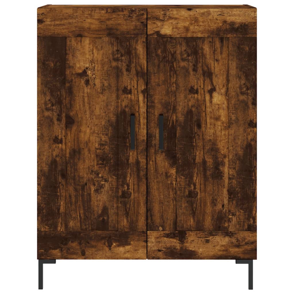 Credenza Rovere Fumo  69,5x34x180 cm in Legno Multistrato