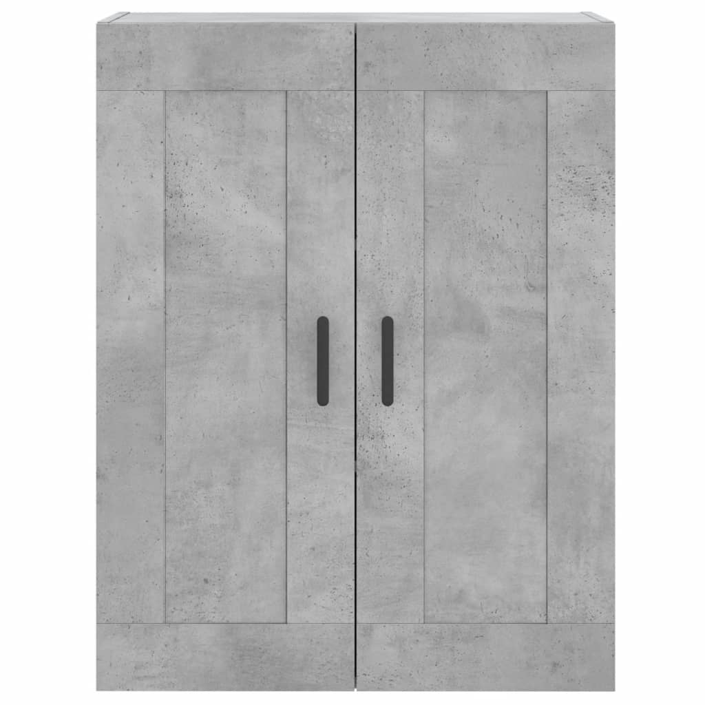 Credenza Grigio Cemento 69,5x34x180 cm in Legno Multistrato | homemem39