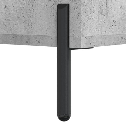 Credenza Grigio Cemento 69,5x34x180 cm in Legno Multistrato | homemem39