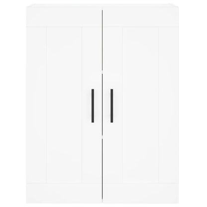 Credenza Bianca 69,5x34x180 cm in Legno Multistrato | homemem39