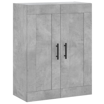 Credenza Grigio Cemento 69,5x34x180 cm in Legno Multistrato - homemem39