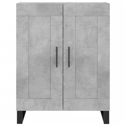 Credenza Grigio Cemento 69,5x34x180 cm in Legno Multistrato - homemem39