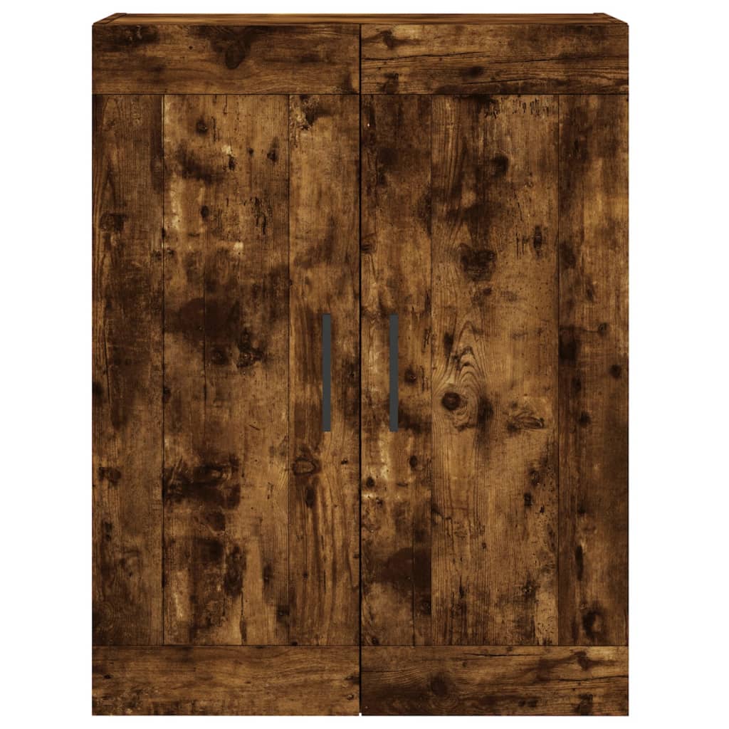 Credenza Rovere Fumo 69,5x34x180 cm in Legno Multistrato