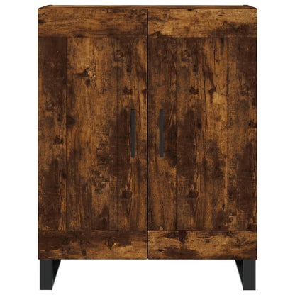 Credenza Rovere Fumo 69,5x34x180 cm in Legno Multistrato