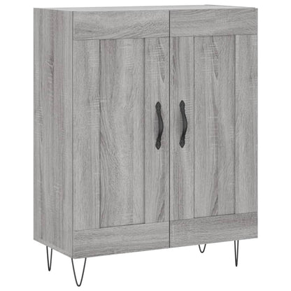 Credenza Grigio Sonoma 69,5x34x180 cm in Legno Multistrato - homemem39