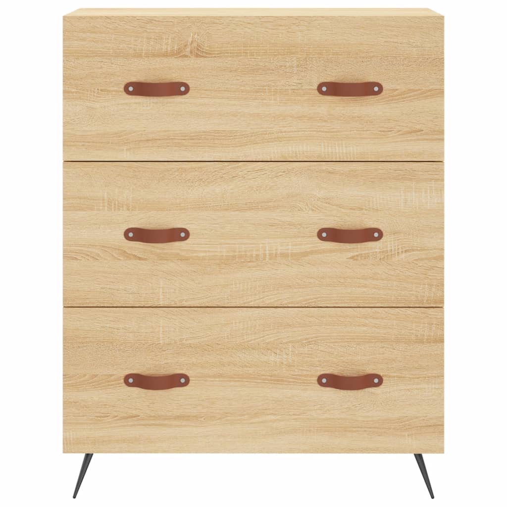 Credenza Rovere Sonoma 69,5x34x180 cm in Legno Multistrato - homemem39