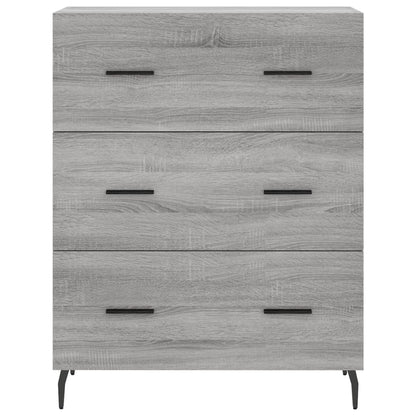 Credenza Grigio Sonoma 69,5x34x180 cm in Legno Multistrato - homemem39