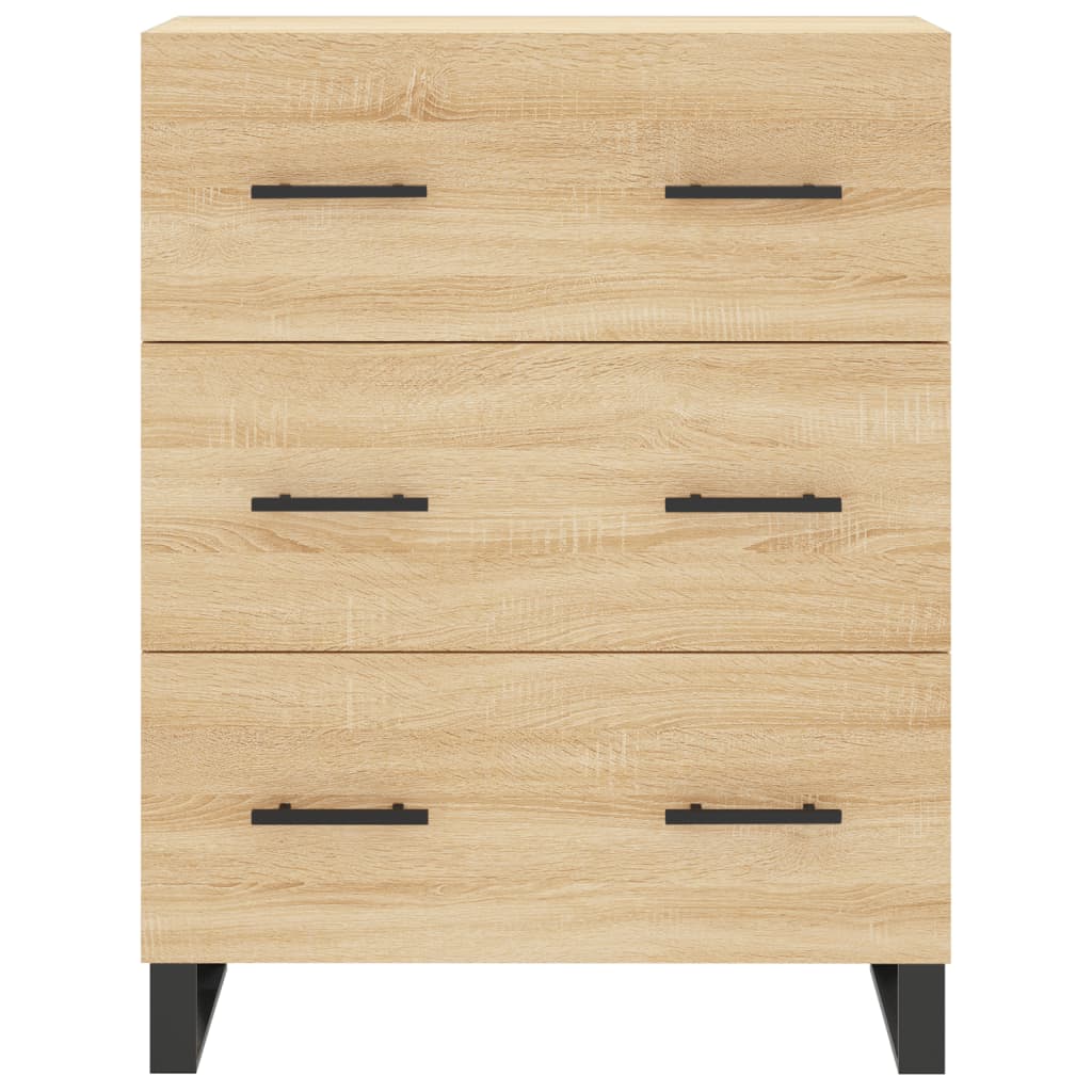 Credenza Rovere Sonoma 69,5x34x180 cm in Legno Multistrato