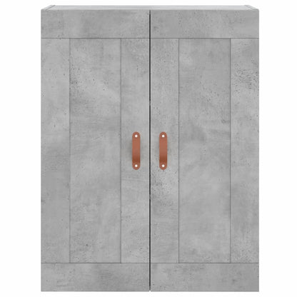 Credenza Grigio Cemento 69,5x34x180 cm in Legno Multistrato - homemem39