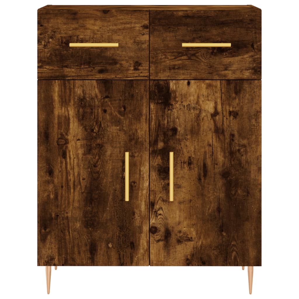 Credenza Rovere Fumo  69,5x34x180 cm in Legno Multistrato - homemem39