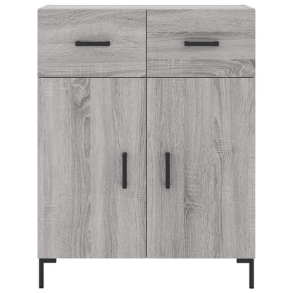 Credenza Grigio Sonoma 69,5x34x180 cm in Legno Multistrato - homemem39