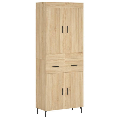 Credenza Rovere Sonoma 69,5x34x180 cm in Legno Multistrato - homemem39