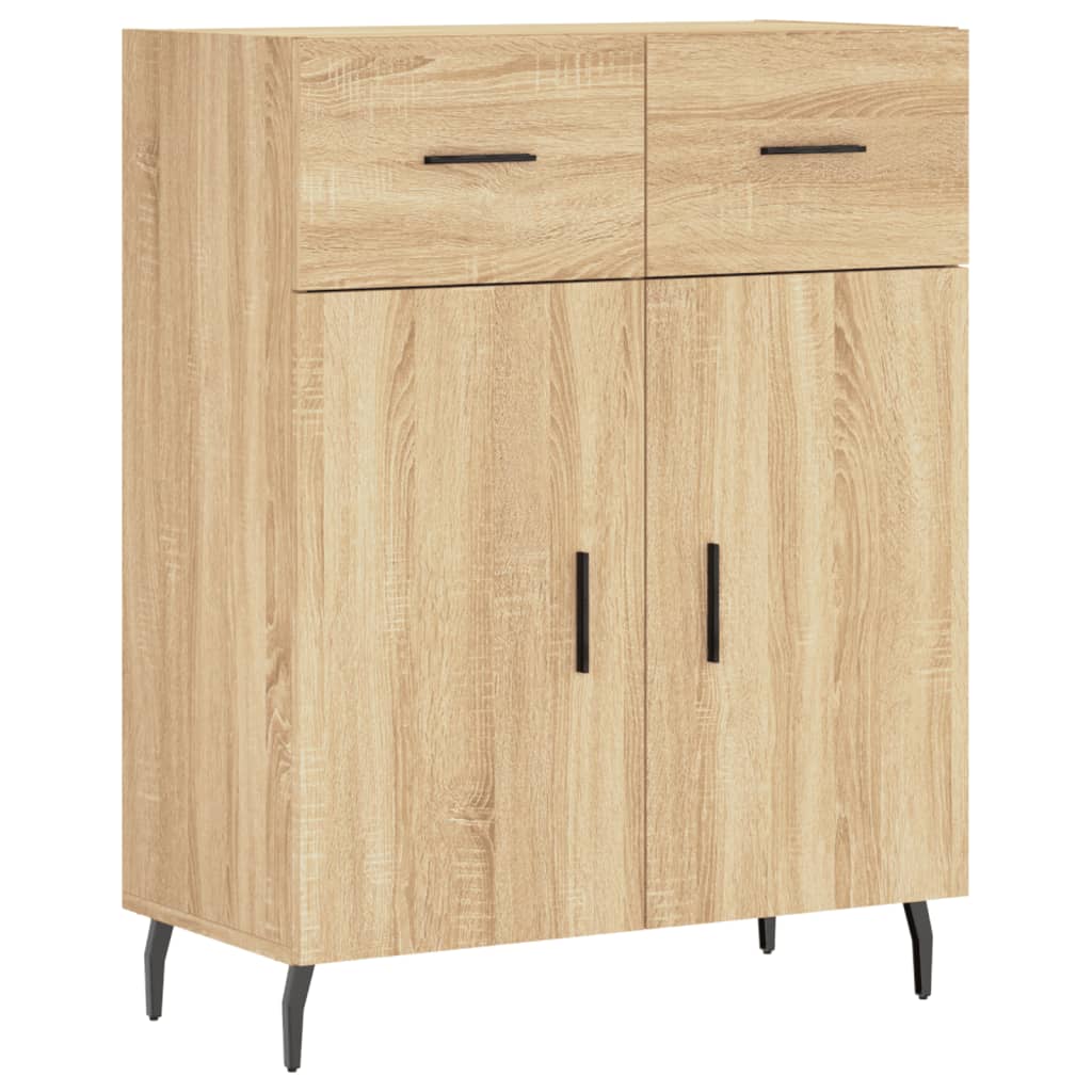 Credenza Rovere Sonoma 69,5x34x180 cm in Legno Multistrato - homemem39