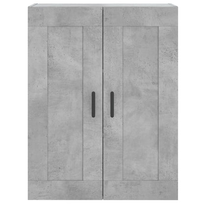 Credenza Grigio Cemento 69,5x34x180 cm in Legno Multistrato - homemem39