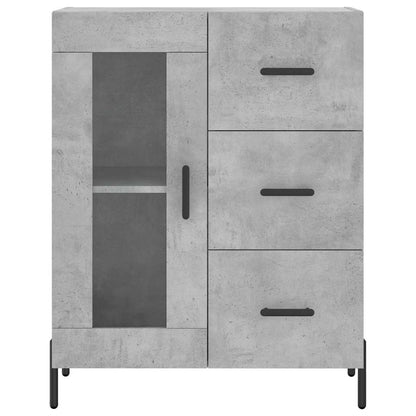 Credenza Grigio Cemento 69,5x34x180 cm in Legno Multistrato - homemem39