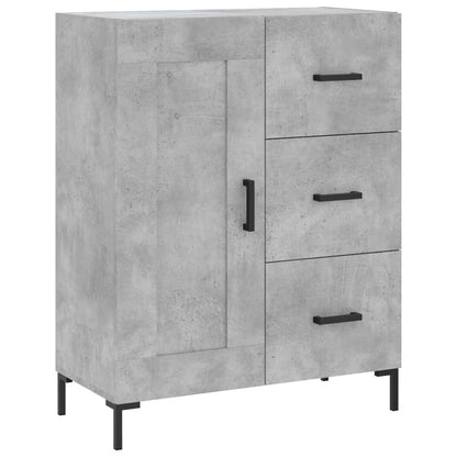 Credenza Grigio Cemento 69,5x34x180 cm in Legno Multistrato - homemem39