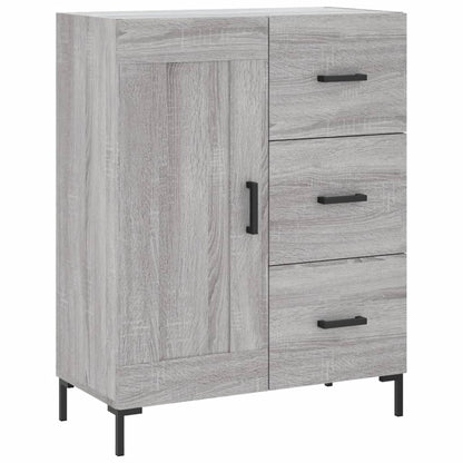 Credenza Grigio Sonoma 69,5x34x180 cm in Legno Multistrato - homemem39