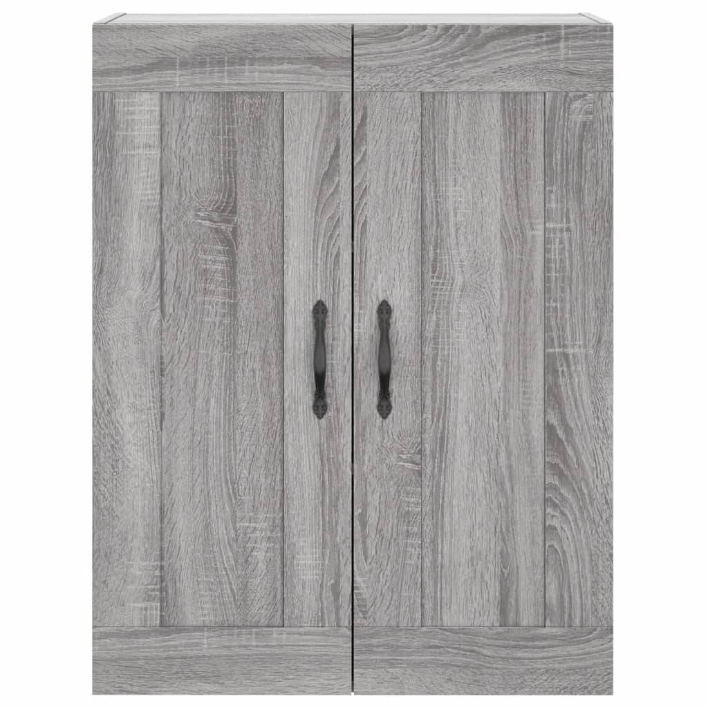Credenza Grigio Sonoma 69,5x34x180 cm in Legno Multistrato - homemem39