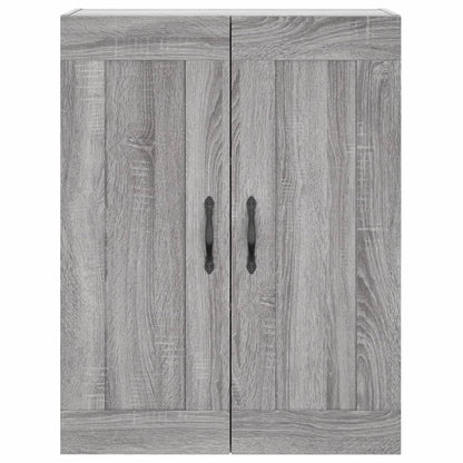Credenza Grigio Sonoma 69,5x34x180 cm in Legno Multistrato - homemem39