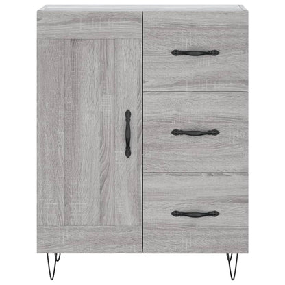 Credenza Grigio Sonoma 69,5x34x180 cm in Legno Multistrato - homemem39