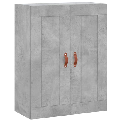 Credenza Grigio Cemento 69,5x34x180 cm in Legno Multistrato - homemem39